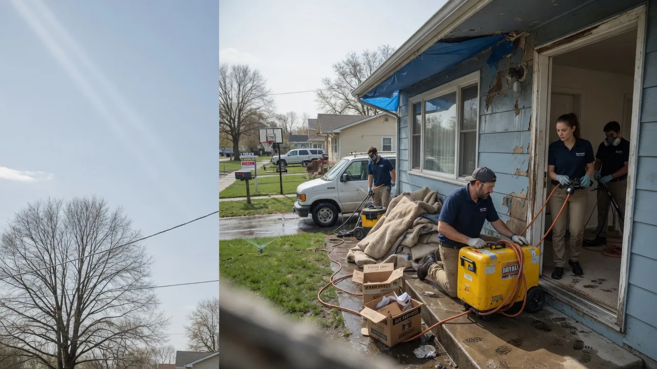 Basement Flood Cleanup in Lahoma, OK near me